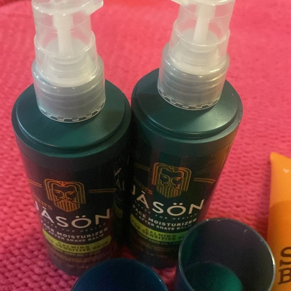 Men’s Jason Natural Aftershave Balm Bundle NWT  Hemp Seed Oil Aloe
